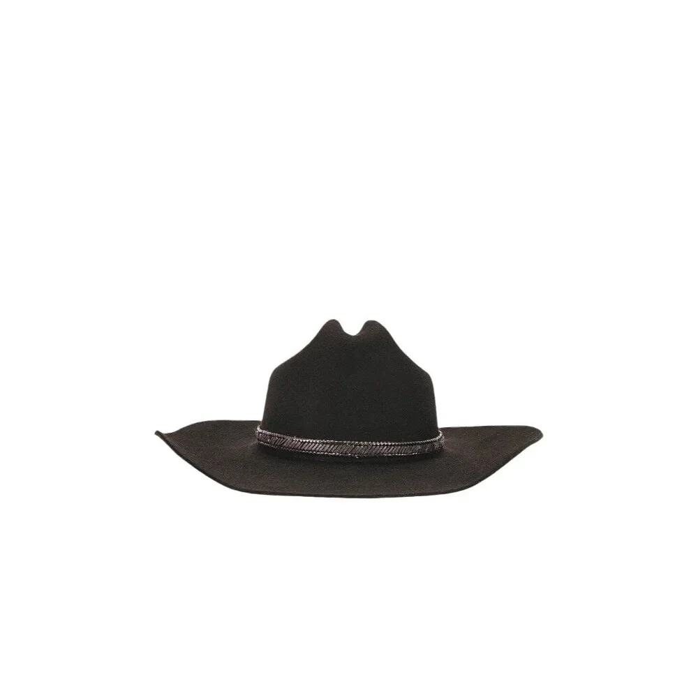 Lack of Color The Ridge in Black Small New Womens Western Beach fesitval